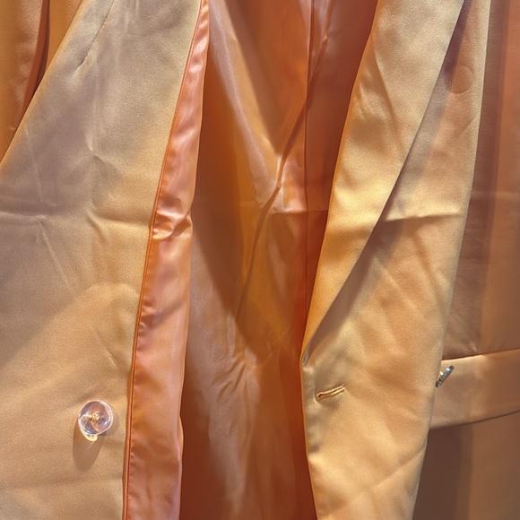 NWT DKNY Golden Orange Blazer Size 15 - Picture 5 of 8